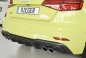 Preview: Rieger Heckeinsatz Audi A3 S3 (8V) 09.16- (ab Facelift) - 56821