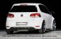 Preview: Rieger Heckeinsatz mit 2 Doppelfinnen VW Golf 6 GTD - 59544