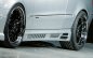 Preview: Rieger Seitenschweller Mercedes CLK (W209) 00.02-06.04 (bis Facelift / bis Modell 2005) - 71013