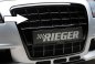 Preview: Rieger Grill mit integrierter Kennzeichenauflage schwarz glänzend Audi A4 (8H) 04.02-12.05 (bis Facelift) - 88008