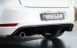 Preview: Rieger Heckeinsatz schwarz glänzend VW Golf 6 GTI - 88023