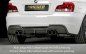 Preview: Rieger Heckeinsatz schwarz glänzend BMW 1er E82, E88 (182 / 1C) 10.07- - 88025