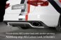 Preview: Rieger Heckeinsatz schwarz glänzend Audi A4 (B8/B81) 01.12- (ab Facelift) - 88027