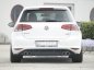 Preview: Rieger Heckeinsatz schwarz glänzend VW Golf 7 10.12-12.16 (bis Facelift) - 88029