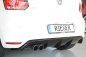 Preview: Rieger Heckeinsatz (GBL-47213) schwarz glänzend VW Polo 6R GTI 05.10-01.14 (bis Facelift) - 88039