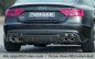 Preview: Rieger Heckeinsatz schwarz glänzend Audi A5 (B8/B81) 10.11-06.16 (ab Facelift) - 88043