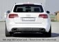 Preview: Rieger Heckeinsatz schwarz glänzend Audi A6 (4F) 10.08-08.11 (ab Facelift) - 88045