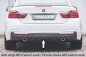 Preview: Rieger Heckeinsatz (nur 435i) schwarz glänzend BMW 4er F32 (3C) 07.15- (ab Facelift) LCI - 88056