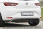 Preview: Rieger Heckschürzenansatz schwarz glänzend Seat Leon (5F) 10.12-12.16 (bis Facelift) - 88067