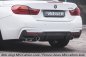 Preview: Rieger Heckeinsatz (nur 435i) schwarz glänzend BMW 4er F32 (3C) 07.15- (ab Facelift) LCI - 88072