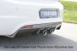 Preview: Rieger Heckeinsatz für R-Line Heckschürze schwarz glänzend VW Scirocco 3 (13) 05.14- (ab Facelift) - 88084