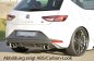Preview: Rieger Heckeinsatz schwarz glänzend Seat Leon FR (5F) 01.13-12.16 (bis Facelift) - 88089