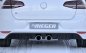 Preview: Rieger Heckeinsatz schwarz glänzend VW Golf 7 R 12.13-12.16 (bis Facelift) - 88092