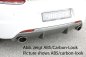 Preview: Rieger Heckeinsatz für R-Line Heckschürze schwarz glänzend VW Scirocco R (13) 05.14- (ab Facelift) - 88098