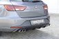 Preview: Rieger Heckeinsatz schwarz glänzend Seat Leon FR (5F) 01.13-12.16 (bis Facelift) - 88103