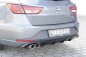 Preview: Rieger Heckeinsatz schwarz glänzend Seat Leon FR (5F) 01.13-12.16 (bis Facelift) - 88103