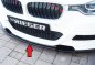 Preview: Rieger Spoilerschwert schwarz glänzend BMW 3er F30 (3L) 02.12-06.15 (bis Facelift) - 88117