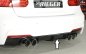 Preview: Rieger Heckeinsatz schwarz glänzend BMW 3er F30 (3L) 02.12-06.15 (bis Facelift) - 88123