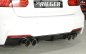 Preview: Rieger Heckeinsatz schwarz glänzend BMW 3er F30 (3L) 02.12-06.15 (bis Facelift) - 88123