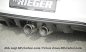 Preview: Rieger Heckeinsatz (GBL-59514) schwarz glänzend VW Golf 6 10.08- - 88146