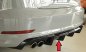 Preview: Rieger Heckeinsatz schwarz glänzend Audi A3 (8V) 07.12-08.16 (bis Facelift) - 88157