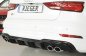 Preview: Rieger Heckeinsatz schwarz glänzend Audi A3 S3 (8V) 09.16- (ab Facelift) - 88185