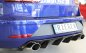 Preview: Rieger Heckeinsatz (wie 88137+AHK) schwarz glänzend Seat Leon Cupra (5F) 01.17- (ab Facelift) - 88229