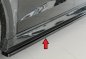 Preview: Rieger Seitenschwelleransatz schwarz glänzend Audi RS3 (8V) 02.17- (ab Facelift) - 88232