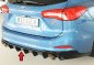 Preview: Rieger Heckeinsatz schwarz glänzend Ford Focus 4 (DEH) 09.18- - 88238