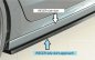 Preview: Rieger Seitenschwelleransatz schwarz glänzend Skoda Octavia (NX) 11.19- - 88253
