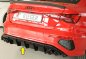 Preview: Rieger Heckeinsatz schwarz glänzend Audi A3 (GY) 11.19- - 88287