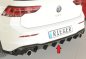 Preview: Rieger Heckeinsatz schwarz glänzend VW Golf 8 GTI 08.20- - 88291