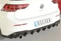 Preview: Rieger Heckeinsatz schwarz glänzend VW Golf 8 GTI 08.20- - 88291