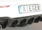 Preview: Rieger Heckeinsatz schwarz glänzend VW Golf 8 GTI 08.20- - 88291