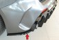 Preview: Rieger Heckschürzenansatz seitlich links schwarz glänzend BMW 1er F40 (F1H) 07.19- - 88318