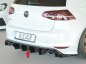 Preview: Rieger Heckeinsatz schwarz glänzend VW Golf 7 R 12.13-12.16 (bis Facelift) - 88320