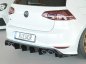 Preview: Rieger Heckeinsatz schwarz glänzend VW Golf 7 R 12.13-12.16 (bis Facelift) - 88320