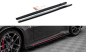 Preview: Maxton Seitenschweller Ansatz für V.2 für Nissan 370Z Nismo Facelift schwarz Hochglanz NI-370Z-NISMO-SD2-G