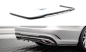 Preview: Maxton Mittlerer Diffusor Heck Ansatz DTM Look für Mercedes-Benz E AMG-Line Limousine W212 Facelift schwarz Hochglanz ME-E-212F-AMGLINE-RD1G+RD2-G