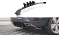 Preview: Maxton Racing Diffusor Heck Ansatz +Flaps für Seat Leon FR Hatchback Mk4 schwarz Hochglanz SELE4FRCNC-RS1B+RSF1-G