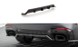 Preview: Maxton Mittlerer Diffusor Heck Ansatz DTM Look für BMW X3 M-Paket G01 Facelift schwarz Hochglanz BM-X3-01F-MPACK-RD1G+RD2-G
