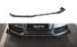 Preview: Maxton Street Pro Front Ansatz + Flaps Audi S3 / A3 S-Line Limousine 8V schwarz Hochglanz AUS33SCNC-FD1BRB+FSF1-G