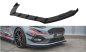 Preview: Maxton Racing Front Ansatz für passend für + Front Stoßstangen Racing Flaps passend für Ford Fiesta Mk8 ST / ST-Line schwarz Hochglanz FOFI8STCNC-FD1B+FSF1-G
