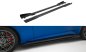 Preview: Maxton Street Pro Seitenschweller Ansatz + Flaps Ford Mustang GT Mk7 schwarz Hochglanz FOMU7GTCNC-SD1BRB+SF1-G