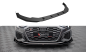 Preview: Maxton Street Pro Front Ansatz für +Flaps für V.1 + Flaps Audi S3 / A3 S-Line 8Y schwarz Hochglanz AUA38YSLINECNC-FD1BRB+FSF1-G