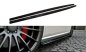 Preview: Maxton Seitenschweller Ansatz für VW Polo 6R GTI Facelift schwarz Hochglanz VW-PO-5F-GTI-SD1-G