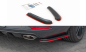 Preview: Maxton Heck Ansatz Flaps Diffusor passend für V.2 Seat Leon Mk3 Cupra ST Facelift schwarz Hochglanz SE-LE-3F-CU-ST-RSD1RRED+RSD1-G
