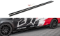 Preview: Maxton Seitenschweller Ansatz für Mercedes-Benz Vito Extra Long W447 Facelift schwarz Hochglanz ME-VI-W447F-SD1A+B-G