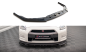 Preview: Maxton Front Ansatz für Nissan GTR R35 Facelift schwarz Hochglanz NI-GTR-4F2-FD1-G