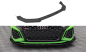 Preview: Maxton Street Pro Front Ansatz für +Flaps für V.1 + Flaps Audi RS3 8Y schwarz Hochglanz AURS38YCNC-FD1BRB+FSF1-G